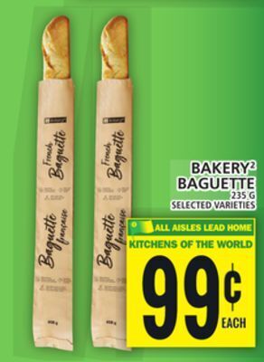Food Basics Bakery2 baguette offer