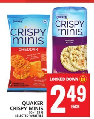 Food Basics Quaker crispy minis offer