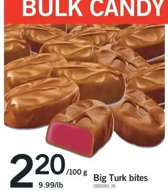 Fortinos Big turk bites offer