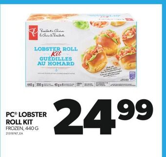 Real Canadian Superstore Pc® lobster roll kit, 440 g offer