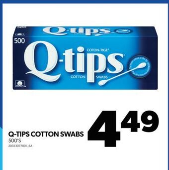 Real Canadian Superstore Q-tips cotton swabs, 500's offer