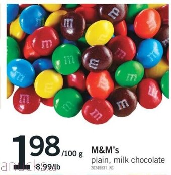 Fortinos M&M's offer