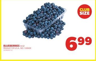Real Canadian Superstore Blueberries, 18 oz offer