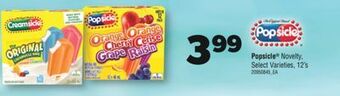 Real Canadian Superstore Popsicle® novelty, 12's offer