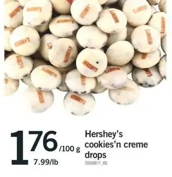 Fortinos Hershey's cookies'n creme drops offer