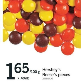 Fortinos Hershey's reese's pieces offer