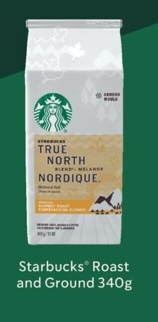Fortinos Starbucks roast and ground offer