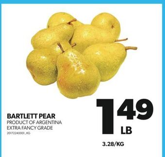 Real Canadian Superstore Bartlett pear offer