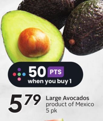 Sobeys Large avocados offer