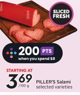 Sobeys Piller's salami offer