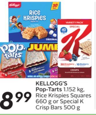 Sobeys Kellogg's pop-tarts offer