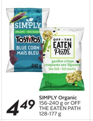Sobeys Simply organic offer