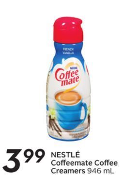 Sobeys Nestlé coffeemate coffee creamers offer