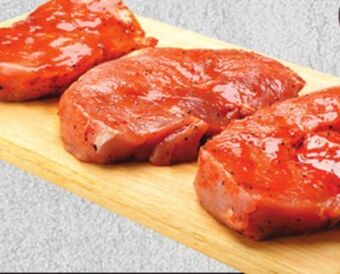 Sobeys Fresh bbq whiskey marinated boneless pork sirloin chops offer