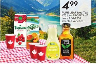 Sobeys Pure leaf iced tea offer