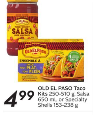 Sobeys Old el paso taco kits offer