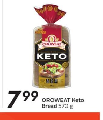 Sobeys Oroweat keto bread offer