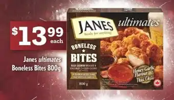Fortinos Janes ultimates boneless bites offer