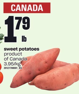 Independent Grocer Sweet potatoes offer