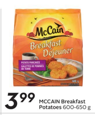 Sobeys Mccain breakfast potatoes offer