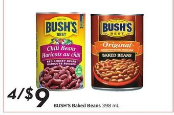 Sobeys Bush's baked beans offer