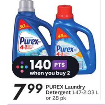 Sobeys Purex laundry detergent offer