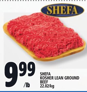 Metro Shefa kosher lean ground beef offer