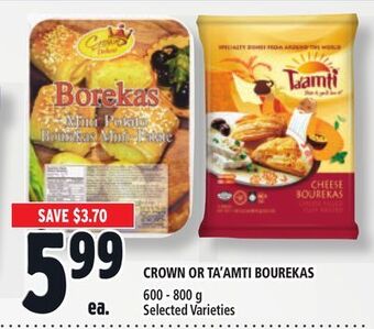 Metro Crown or ta'amti bourekas offer