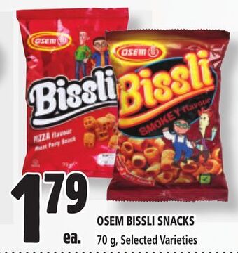 Metro Osem bissli snacks offer