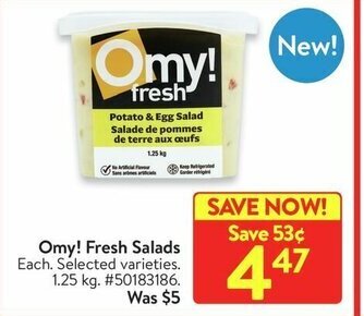Walmart Omy! Fresh Salads offer