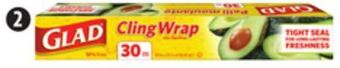 Canadian Tire Glad cling wrap, 30m offer