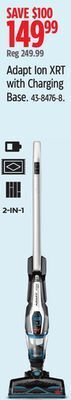 Canadian Tire Bissell adapt ion xrt with charging base offer