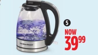 Canadian Tire Hamilton beach 1l glass kettle offer