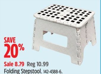 Canadian Tire Folding step stool offer