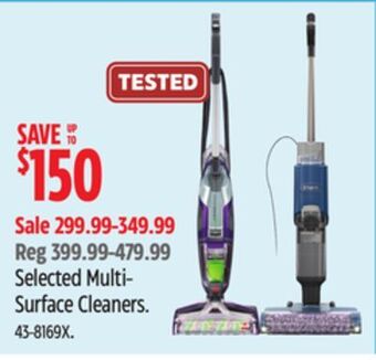 Canadian Tire Selected multi- surface cleaners offer