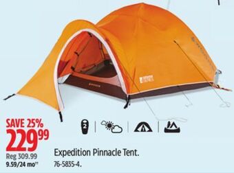 Canadian Tire Woods expedition pinnacle tent offer
