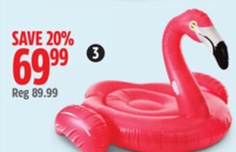 Canadian Tire Flamingo lake inflatable offer