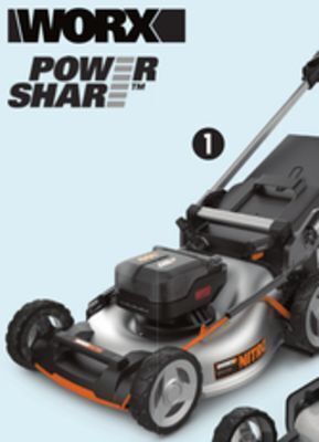 Canadian Tire Worx 40v self-propelled mower, 21 offer