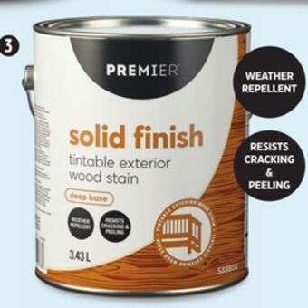Canadian Tire Premier exterior wood stain offer