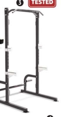 Canadian Tire Marcy adjustable walk-in squat rack and pull-up bar offer