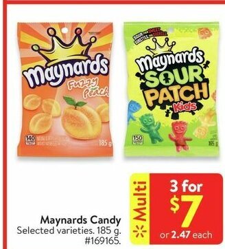 Walmart Maynards Candy offer