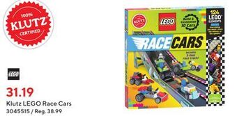Staples Klutz lego race cars offer