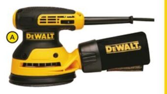 Lowe's Dewalt random orbital sander offer