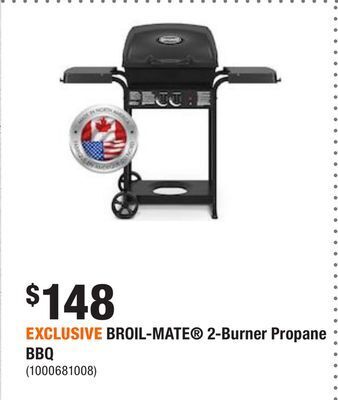 Home Depot Exclusive broil-mate® 2-burner propane bbq offer