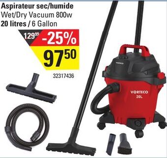 Sushi Shop Wet/dry vacuum 800w offer