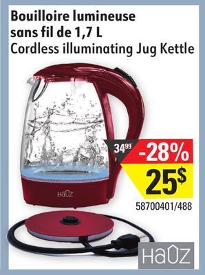 Sushi Shop Cordless illuminating jug kettle offer
