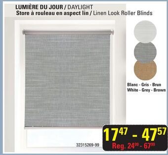 Sushi Shop Daylight linen look roller blinds offer