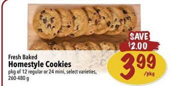 Farm Boy Fresh baked homestyle cookies offer