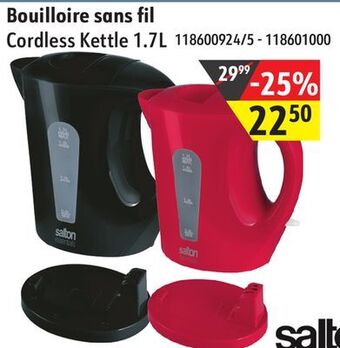 Sushi Shop Salton cordless kettle 1.7l offer