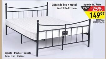 Sushi Shop Metal bed frame offer